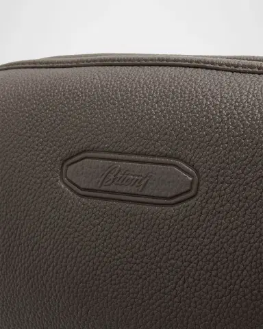 Brioni Men's Leather Toiletry Bag | Thumbnail 4