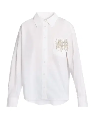 Essentiel Antwerp Jommeke Oversized Embellished Shirt | Thumbnail 1 Essentiel Antwerp Jommeke Oversized Embellished Shirt | Thumbnail 1