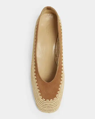 Gabriela Hearst Strength Raffia & Suede Block-Heel Pumps | Thumbnail 6 Gabriela Hearst Strength Raffia & Suede Block-Heel Pumps | Thumbnail 6