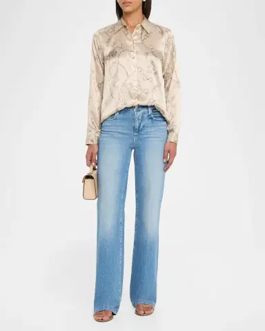 L'Agence Clayton High-Rise Wide-Leg Jeans | Thumbnail 2 L'Agence Clayton High-Rise Wide-Leg Jeans | Thumbnail 2