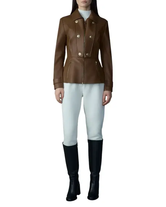 Mackage Agatha Quilted Mixed-Media Hooded Down Jacket