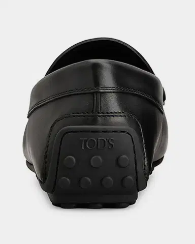 Tod's Men's Leather Moc-Toe Penny Loafers | Thumbnail 4 Tod's Men's Leather Moc-Toe Penny Loafers | Thumbnail 4