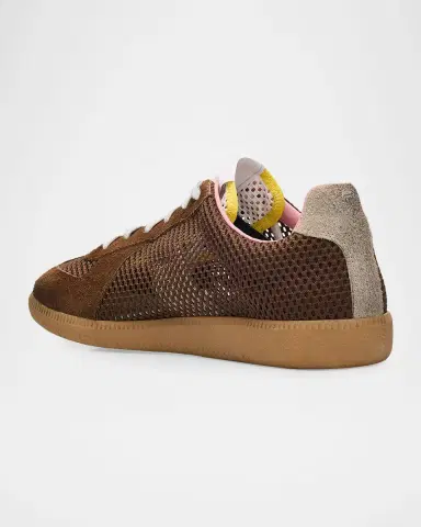 Maison Margiela Men's Replica Mesh and Suede Low-Top Sneakers | Thumbnail 2