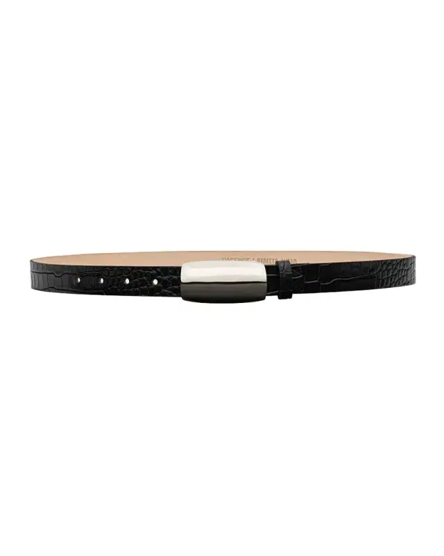 x Streets Ahead Marlowe Embossed Leather Belt