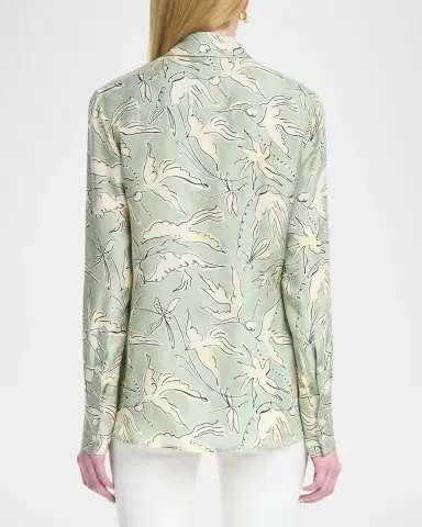 Altuzarra Chika Printed Silk Top | Thumbnail 2 Altuzarra Chika Printed Silk Top | Thumbnail 2