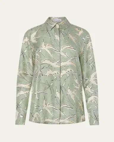 Altuzarra Chika Printed Silk Top | Thumbnail 6 Altuzarra Chika Printed Silk Top | Thumbnail 6