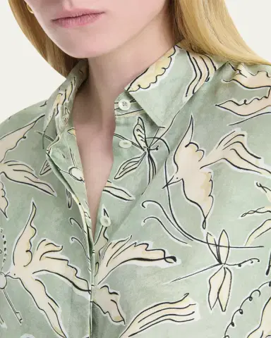 Altuzarra Chika Printed Silk Top | Thumbnail 10 Altuzarra Chika Printed Silk Top | Thumbnail 10