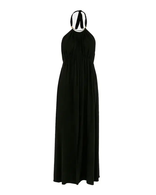 Vix Joy Long Halter Dress Coverup