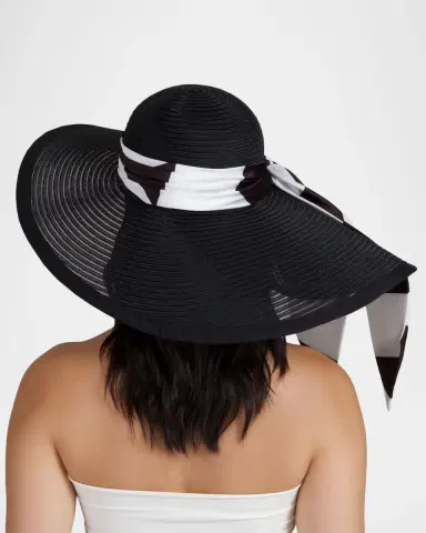 Eugenia Kim Sydney Wide-Brim Sun Hat with Scarf | Thumbnail 3 Eugenia Kim Sydney Wide-Brim Sun Hat with Scarf | Thumbnail 3