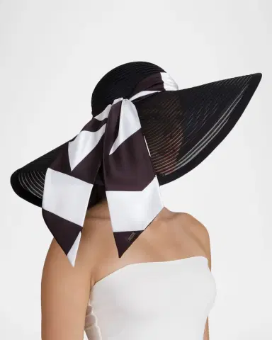 Eugenia Kim Sydney Wide-Brim Sun Hat with Scarf | Thumbnail 5 Eugenia Kim Sydney Wide-Brim Sun Hat with Scarf | Thumbnail 5
