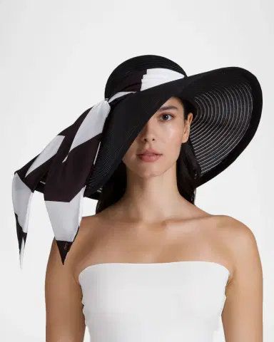 Eugenia Kim Sydney Wide-Brim Sun Hat with Scarf | Thumbnail 6 Eugenia Kim Sydney Wide-Brim Sun Hat with Scarf | Thumbnail 6