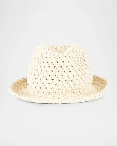 Eugenia Kim Jo Raffia Crochet Bucket Hat | Thumbnail 3