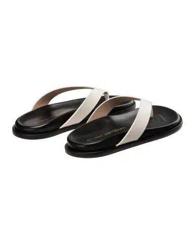 Stuart Weitzman Mary Kate Leather Thong Sandals | Thumbnail 1