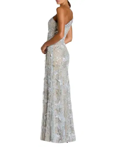 Mac Duggal One-Shoulder Neckline Trumpet Gown | Thumbnail 1