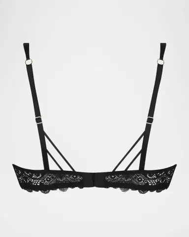 Lise Charmel Diva Glamour Lace-Trim Tulle Demi Bra | Thumbnail 5 Lise Charmel Diva Glamour Lace-Trim Tulle Demi Bra | Thumbnail 5