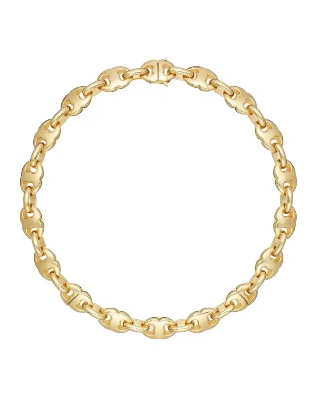 Gemini 18K-Gold-Plated Chain Necklace