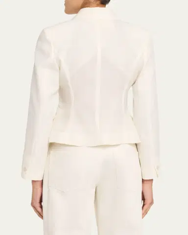 RÙADH The Blair Slim Wool-Silk Jacket | Thumbnail 3 RÙADH The Blair Slim Wool-Silk Jacket | Thumbnail 3