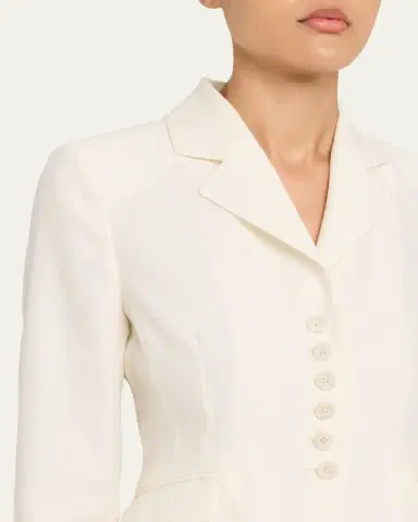 RÙADH The Blair Slim Wool-Silk Jacket | Thumbnail 5 RÙADH The Blair Slim Wool-Silk Jacket | Thumbnail 5