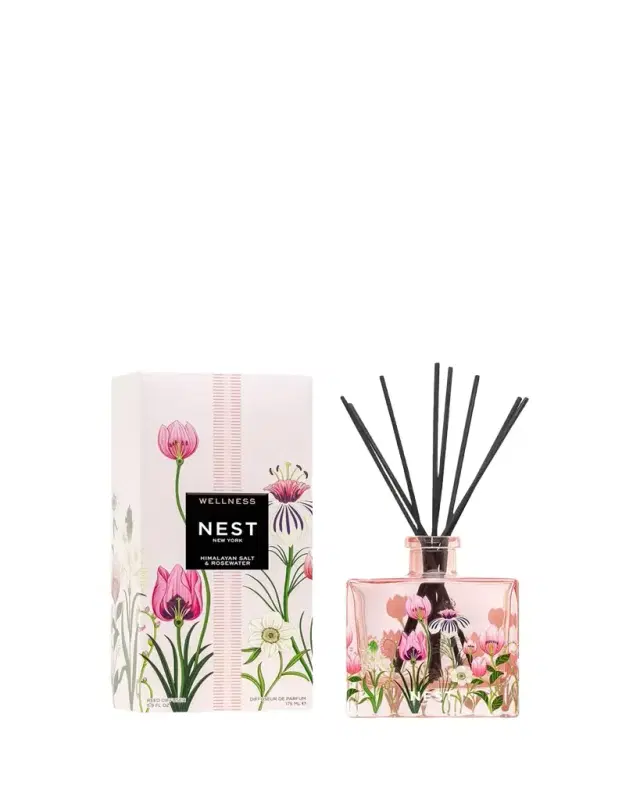 NEST New York Himalayan Salt & Rosewater Fragrance Reed Diffuser, 5.9 oz.
