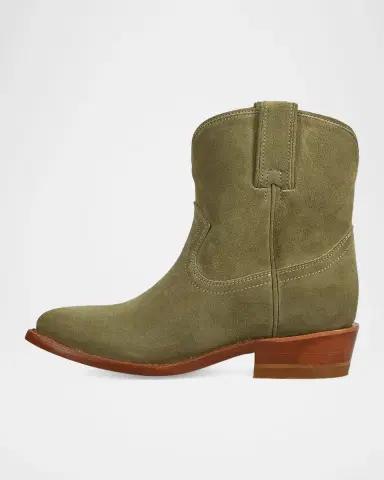 Frye Billy Short Suede Booties | Thumbnail 3 Frye Billy Short Suede Booties | Thumbnail 3