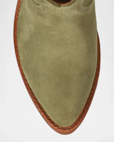 Frye Billy Short Suede Booties | Thumbnail 4 Frye Billy Short Suede Booties | Thumbnail 4