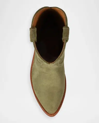 Frye Billy Short Suede Booties | Thumbnail 5 Frye Billy Short Suede Booties | Thumbnail 5