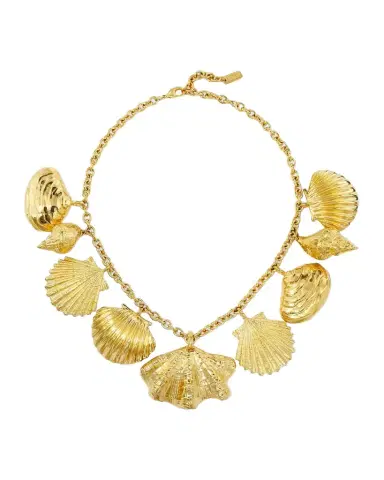 Chloé Goldtone Seashell Necklace | Thumbnail 1