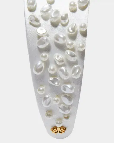 Lele Sadoughi Brigitte Cobblestone Imitation Pearl Headband | Thumbnail 3 Lele Sadoughi Brigitte Cobblestone Imitation Pearl Headband | Thumbnail 3