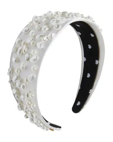 Lele Sadoughi Brigitte Cobblestone Imitation Pearl Headband | Thumbnail 1 Lele Sadoughi Brigitte Cobblestone Imitation Pearl Headband | Thumbnail 1