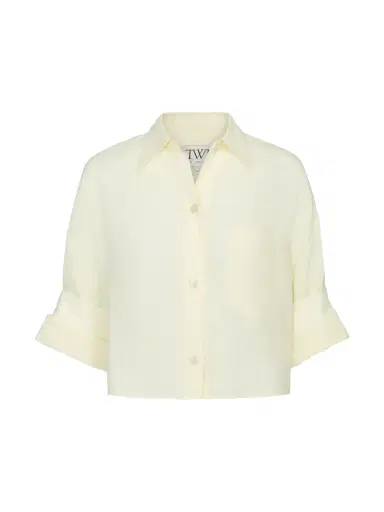 TWP SHIRT/NEXT EX IN FLUID LINEN | Thumbnail 1
