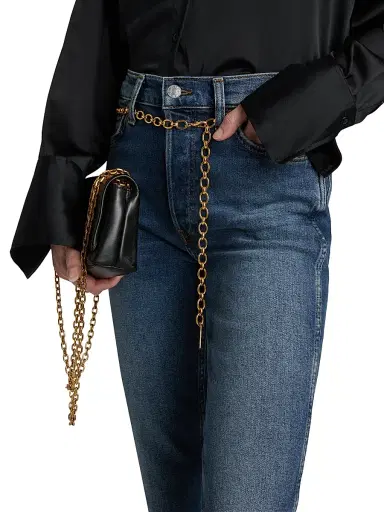 RE/DONE Women's The Dagger High-Rise Slim-Fit Jeans - Sonoma Indigo - Size 31 | Thumbnail 6