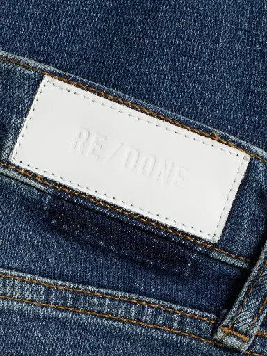 RE/DONE Women's The Dagger High-Rise Slim-Fit Jeans - Sonoma Indigo - Size 31 | Thumbnail 7