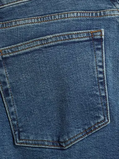 RE/DONE Women's The Strutter Wide-Flare Jeans - Sonoma Indigo - Size 32 | Thumbnail 7