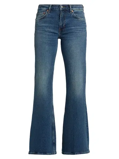 RE/DONE Women's The Strutter Wide-Flare Jeans - Sonoma Indigo - Size 32 | Thumbnail 1