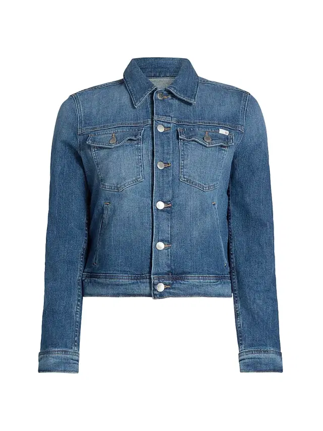 AG Jeans Women's Robyn Denim Crop Jacket - Illiad