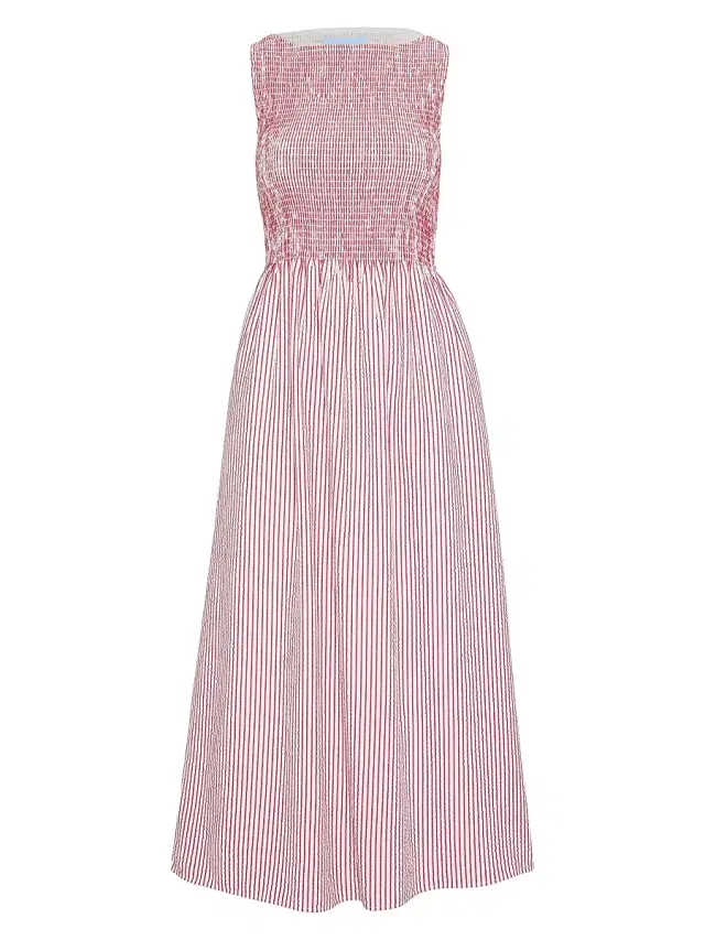 Women's The Cosima Nap Dress - Red Ticking Stripe