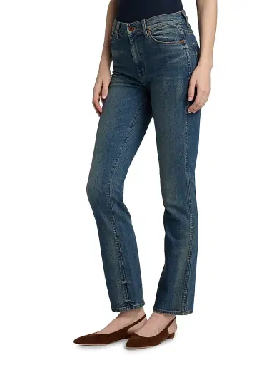 Jamie Haller Women's The Freddie Slim Straight-Leg Jeans | Thumbnail 4 Jamie Haller Women's The Freddie Slim Straight-Leg Jeans | Thumbnail 4