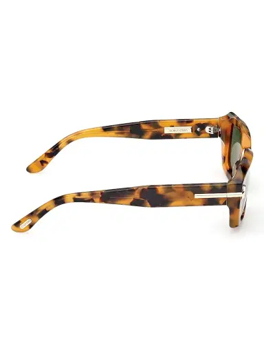 Tom Ford Women's 53MM Rectangular Sunglasses - Brown Green | Thumbnail 7