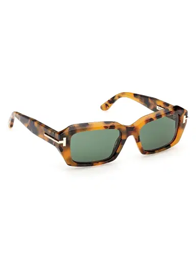 Tom Ford Women's 53MM Rectangular Sunglasses - Brown Green | Thumbnail 8