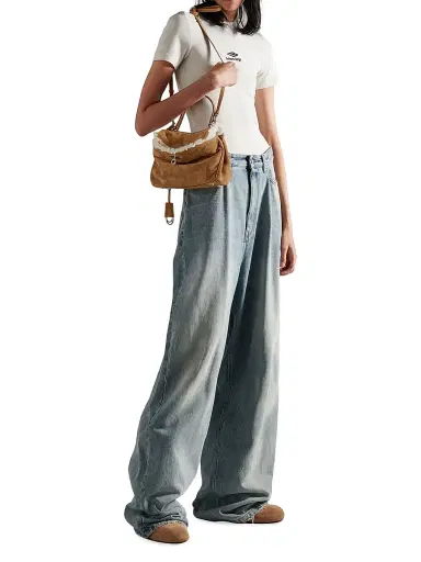 Balenciaga Women's Rodeo Crossbody Bag - Noce White | Thumbnail 2