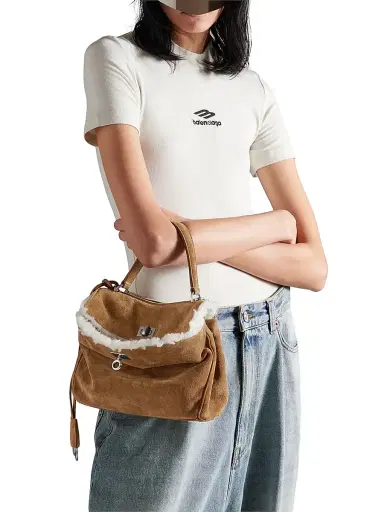 Balenciaga Women's Rodeo Crossbody Bag - Noce White | Thumbnail 3