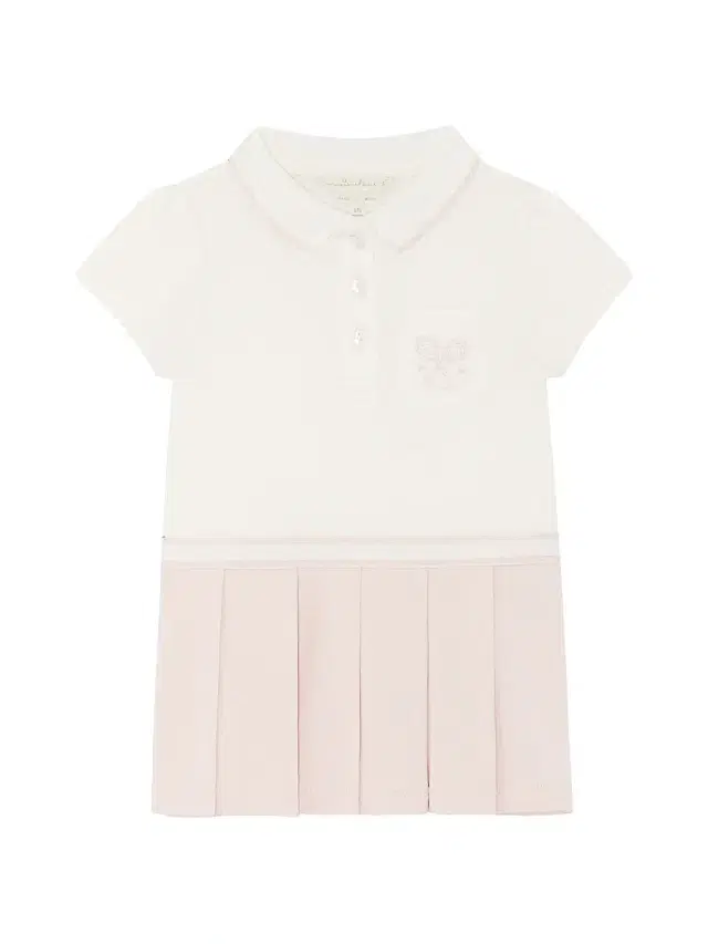 Marie-Chantal Baby Girl's Tennis Crissy Dress - Milky White 18 Months