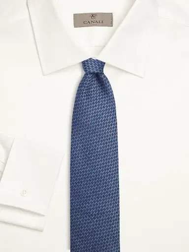 Canali Men's Woven Silk Tie | Thumbnail 2 Canali Men's Woven Silk Tie | Thumbnail 2