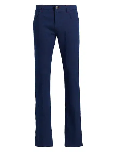 Stefano Ricci Men's Dark-Wash Slim Jeans - Blue Dark Wash - Size 42 | Thumbnail 1 Stefano Ricci Men's Dark-Wash Slim Jeans - Blue Dark Wash - Size 42 | Thumbnail 1