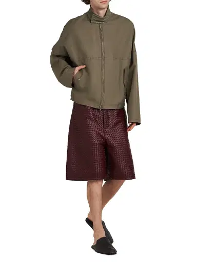 Bottega Veneta Men's Compact Cotton Jacket | Thumbnail 2 Bottega Veneta Men's Compact Cotton Jacket | Thumbnail 2