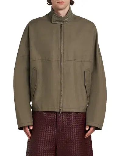 Bottega Veneta Men's Compact Cotton Jacket | Thumbnail 3 Bottega Veneta Men's Compact Cotton Jacket | Thumbnail 3