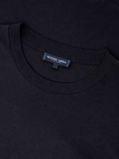 Frescobol Carioca Men's Dinis Cotton-Linen Crewneck T-Shirt | Thumbnail 5 Frescobol Carioca Men's Dinis Cotton-Linen Crewneck T-Shirt | Thumbnail 5