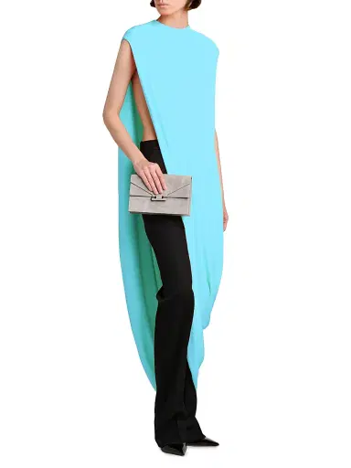 Tom Ford Women's Asymmetric Crepe Jersey Top | Thumbnail 2