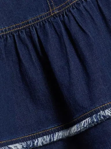 Cinq à Sept Women's Martina Fringe Denim Miniskirt | Thumbnail 7