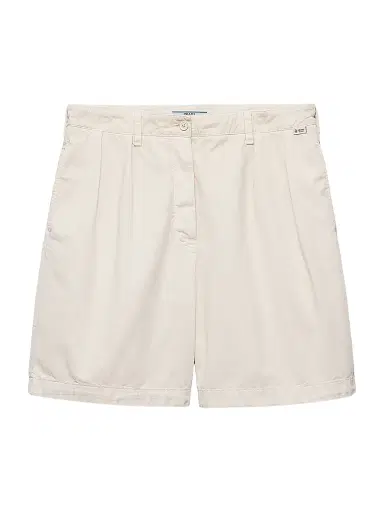 Prada Women's Old Gabardine Bermudas | Thumbnail 1 Prada Women's Old Gabardine Bermudas | Thumbnail 1